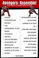 what order to watch all the marvel movies
